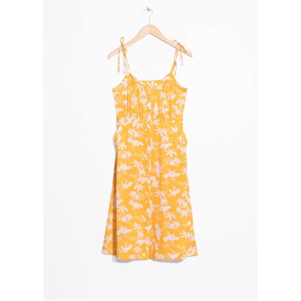 & Other stories Tropical Print Sundress NWT